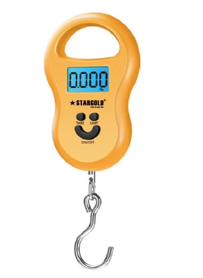 Stargold Handheld Baggage Scale 50 KG – Portable Travel Suitcase Scale with LCD Backlit Display, 4 Unit Conversions, Lightweight, Accurate, and Easy-to-Use for Travel, Home, and Cargo - Image 3